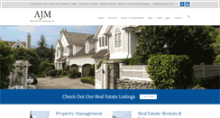 Desktop Screenshot of ajmrealestate.com